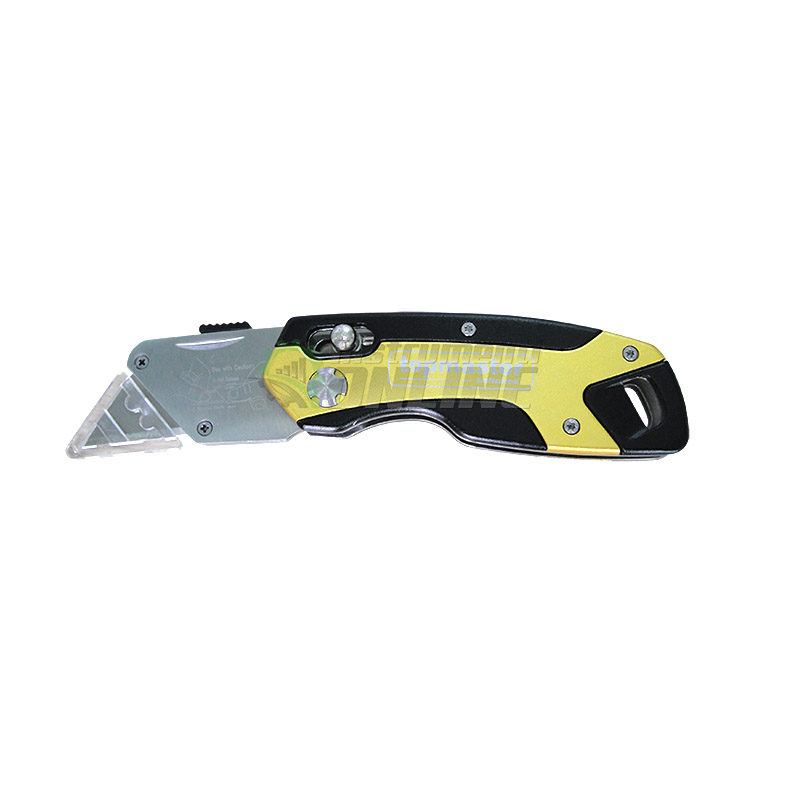 Сгъваем алумниев нож макетен с 4 резеца Topmaster Professional