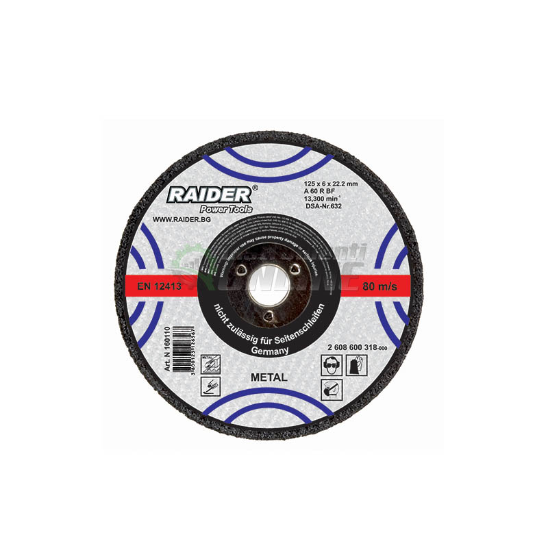 Диск за метал, диск за ъглошлайф, диск raider, 180 х 2,0 х 22,2 мм, Raider