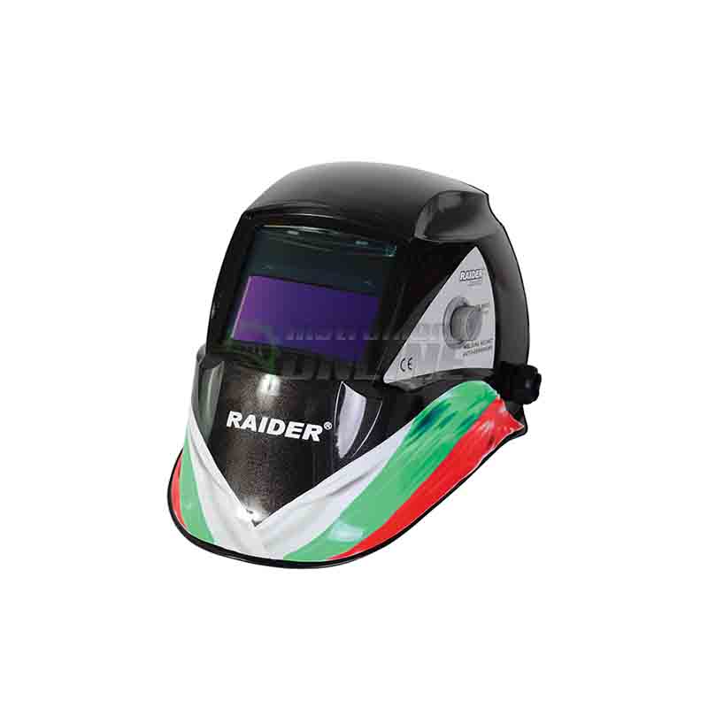 Фотосоларен шлем, заваръчен шлем, шлем raider, DIN 9-13, уникален дизайн, RD-WH03, Raider